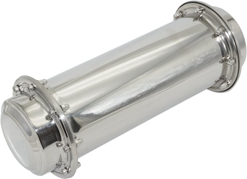 SoClaay Time Capsule Anti-Corrosion Waterproof Stainless Steel Capsule Container Durable Lock Container for Future Graduation Gift (13.4 Inch) - Image 1